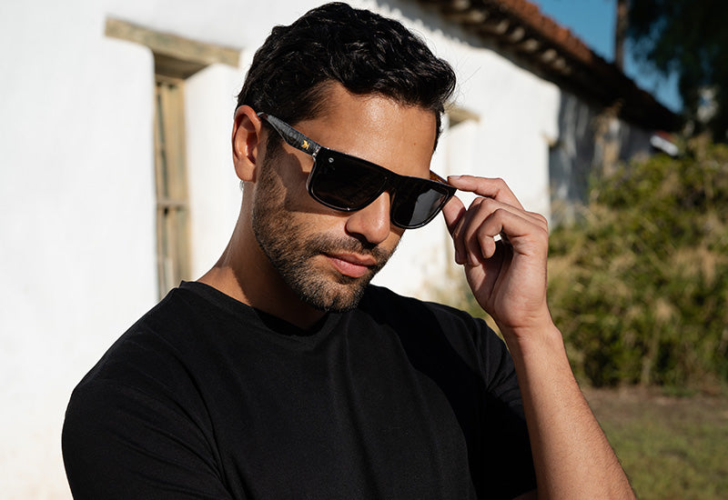 Man wearing Calavera Torrey Pines Sunglasses