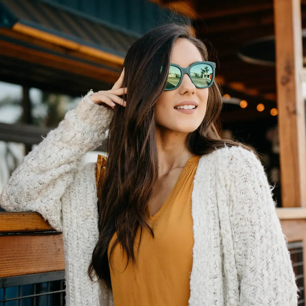 Women wearing Poison Ivy Deja Views Sunglasses