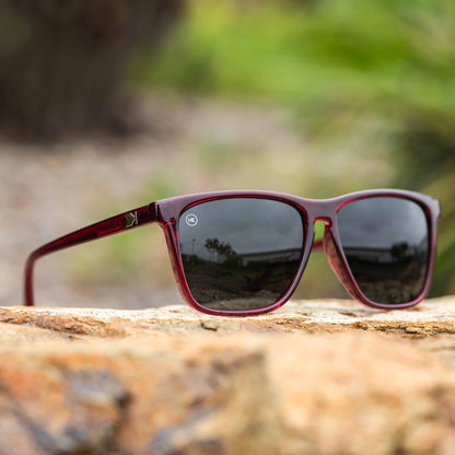 Lifestyle photo of Black Cherry Fast Lanes Sunglasses