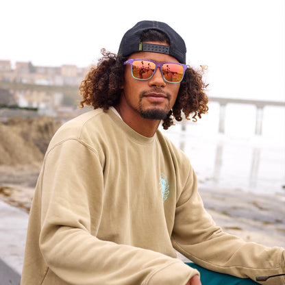 Men wearing Grateful Dead Trippy Bears Fast Lanes Sunglasses