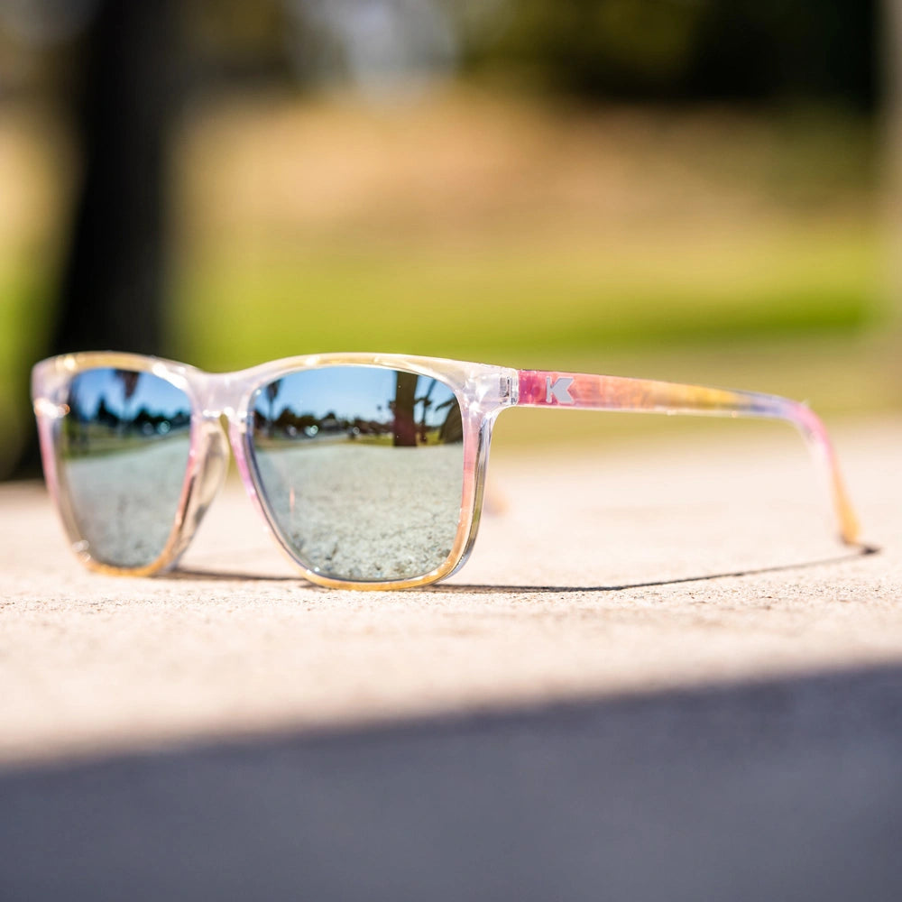 Lifestyle photo of Rainbow Sno-Cone Fast Lanes Sunglasses