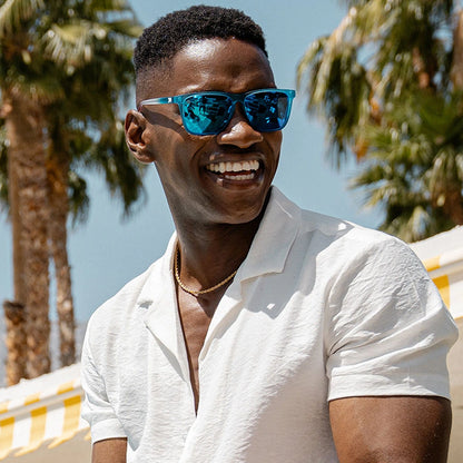Men wearing Rocket Pop Fast Lanes Sunglasses