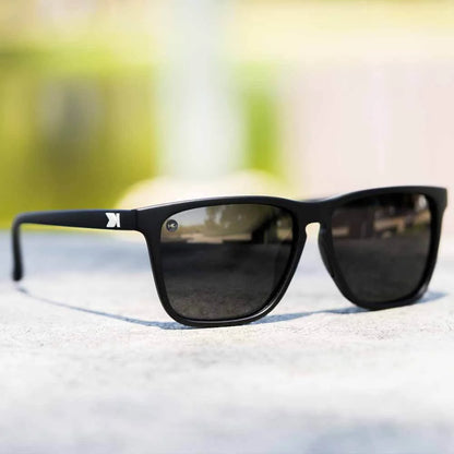 Lifestyle photo of Black / Smoke Fast Lanes Sport Sunglasses
