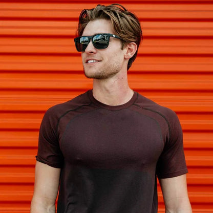 Men wearing Black / Smoke Fast Lanes Sport Sunglasses
