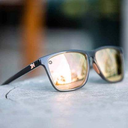 Lifestyle photo of Jelly Grey / Peach Fast Lanes Sport Sunglasses