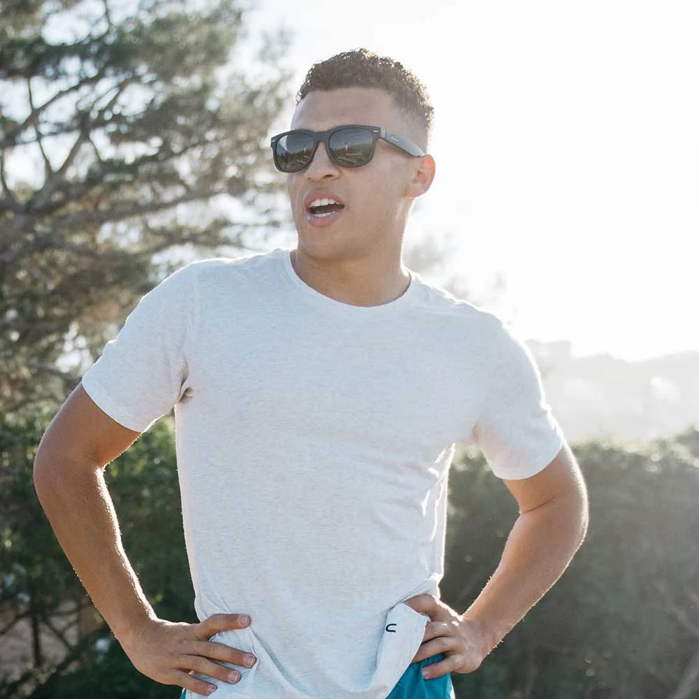 Men wearing Black on Black Fort Knocks Sunglasses
