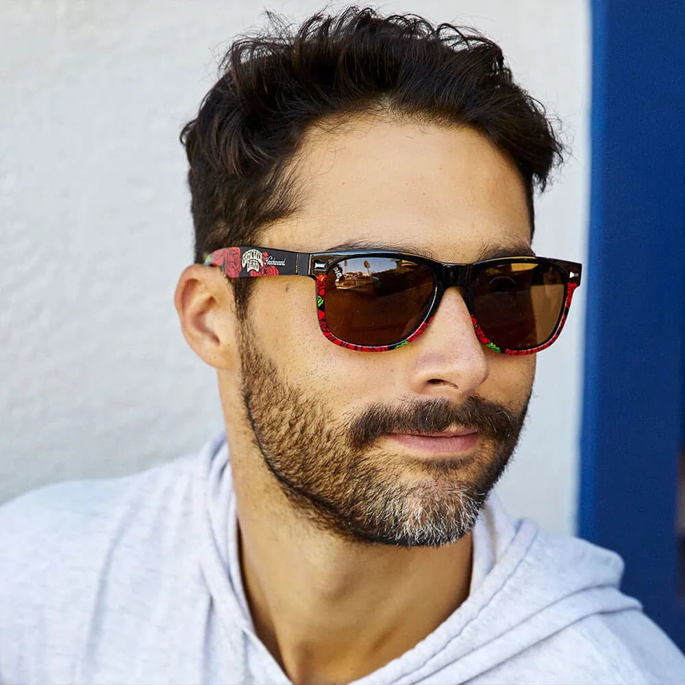 Men wearing Grateful Dead Roses Fort Knocks Sunglasses