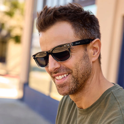 Men wearing Obsidian Fort Knocks Sunglasses