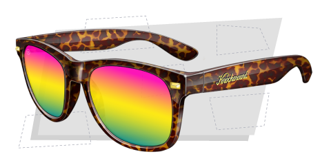 Promotional Rubberized mirrored sunglasses Personalized With Your Custom  Logo