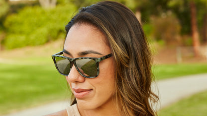 Women wearing Granite Tortoise Shell Silver Smoke Fast Lanes