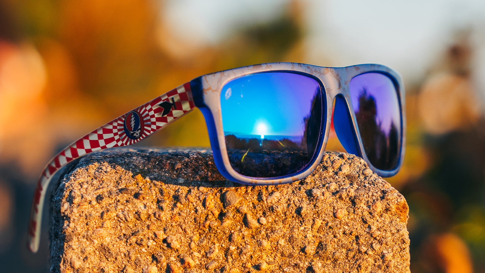 Lifestyle photo of Grateful Dead Steal Your Face Torrey Pines Sunglasses