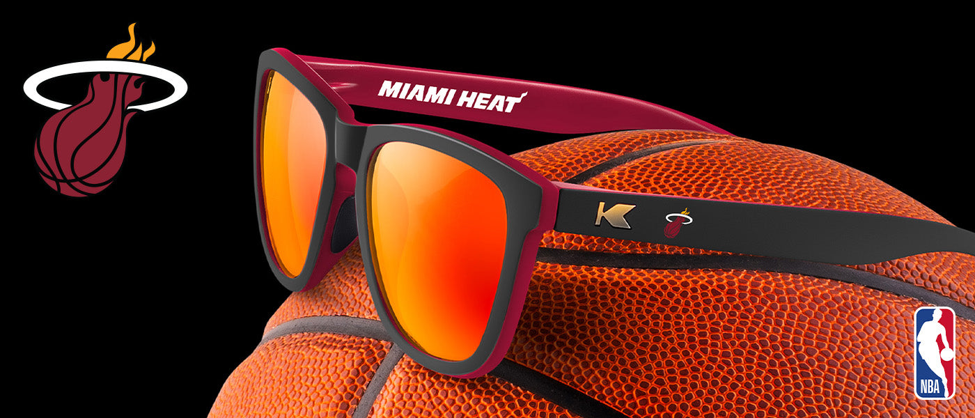 Knockaround x NBA. Miami Heat Product Desktop Page