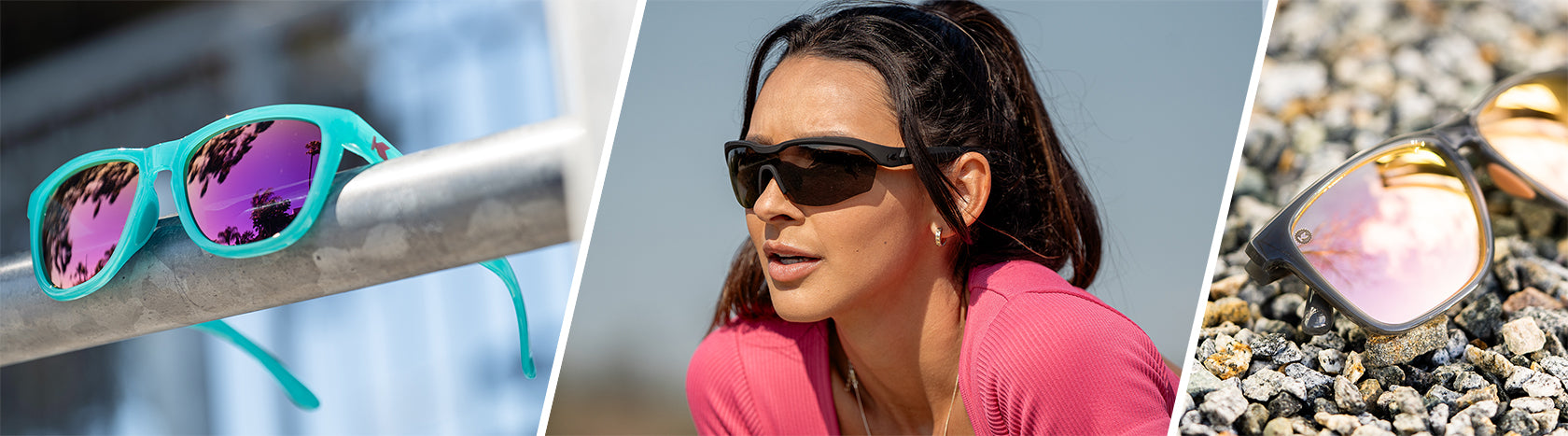 Women's Sunglasses for Hiking: Women wearing Kinetics Sunglasses