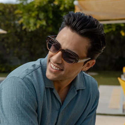 Man wearing Cortado Junipers sunglasses