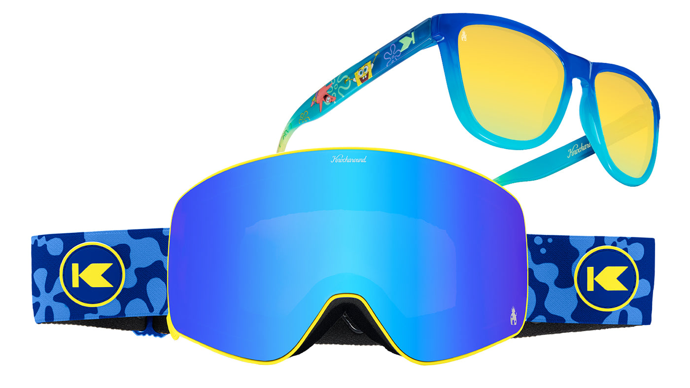 Spongebob SquarePants Premiums Sunglasses and Slingshots Snow Goggles Bundle, Main