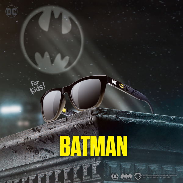 Knockaround x Batman for Kids. BATMAN and all related characters and elements ©&™ DC. WB SHIELD: ©&™ WBEi. (s24).