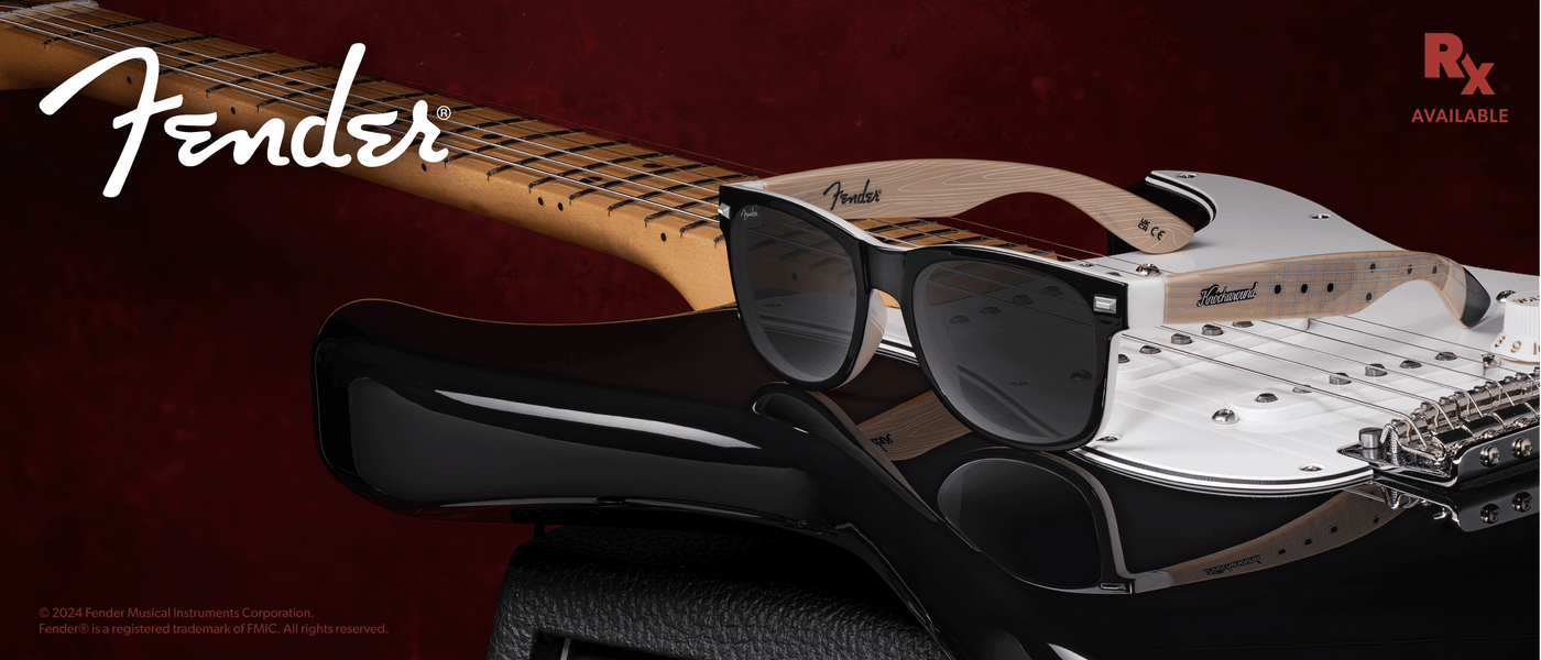 Knockaround x Fender® Stratocaster™. ⓒ 2024 Fender Musical Instruments Corporation. Fender® is a registered trademark of FMIC. All rights reserved. Rx Available. Rx Available.