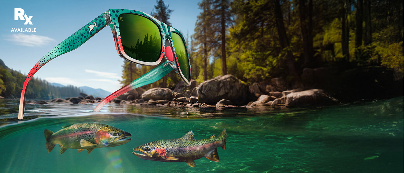 Rainbow Trout Torrey Pines Sport Sunglasses Header Desktop Page