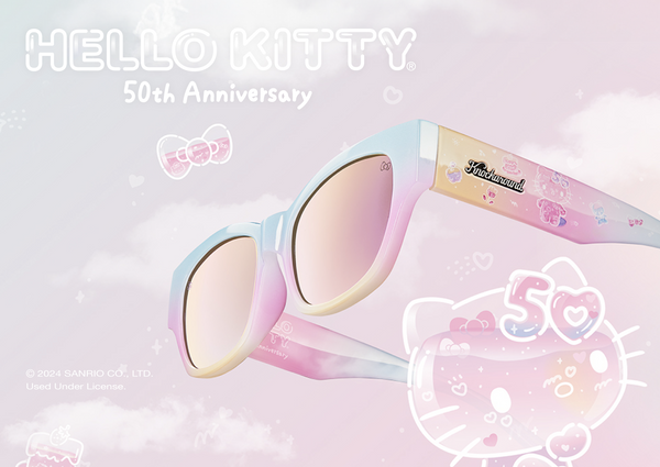 Knockaround x Hello Kitty 50th Anniversary. ⓒ 2024 SANRIO CO., LTD. Used Under License