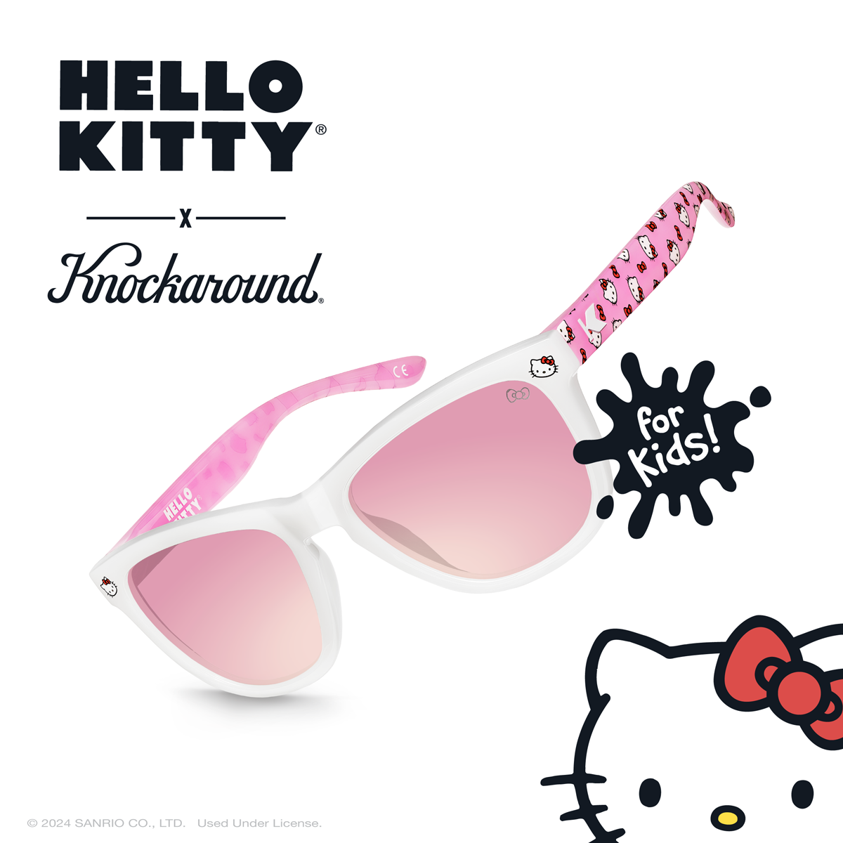 Knockaround x Hello Kitty. ⓒ 2024 SANRIO CO., LTD. Used Under License.