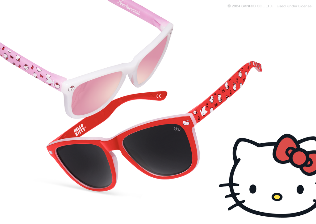 Knockaround x Hello Kitty Premiums and Kids Premiums sunglasses collaboration