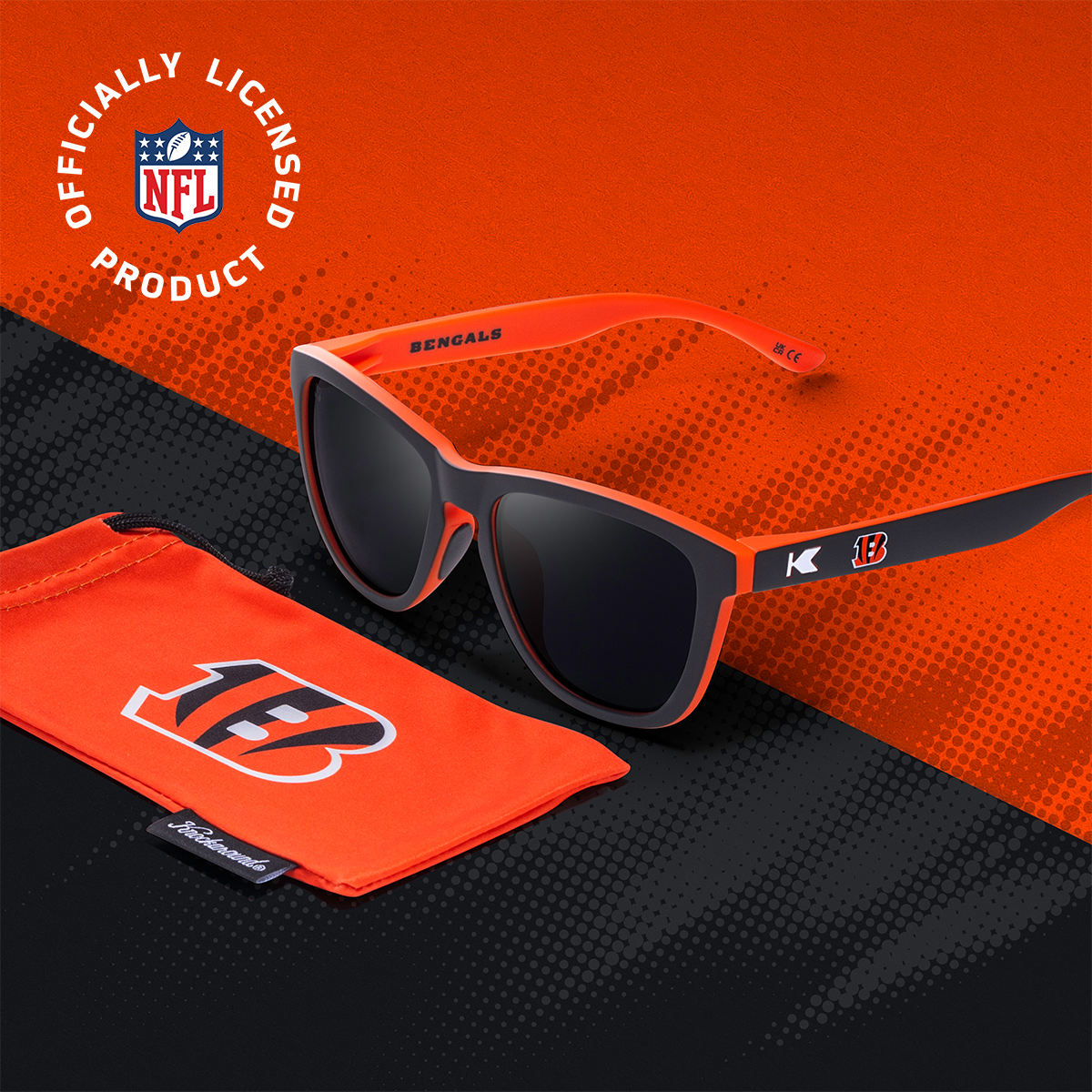 Knockaround x NFL. Officially Licensed NFL Product 