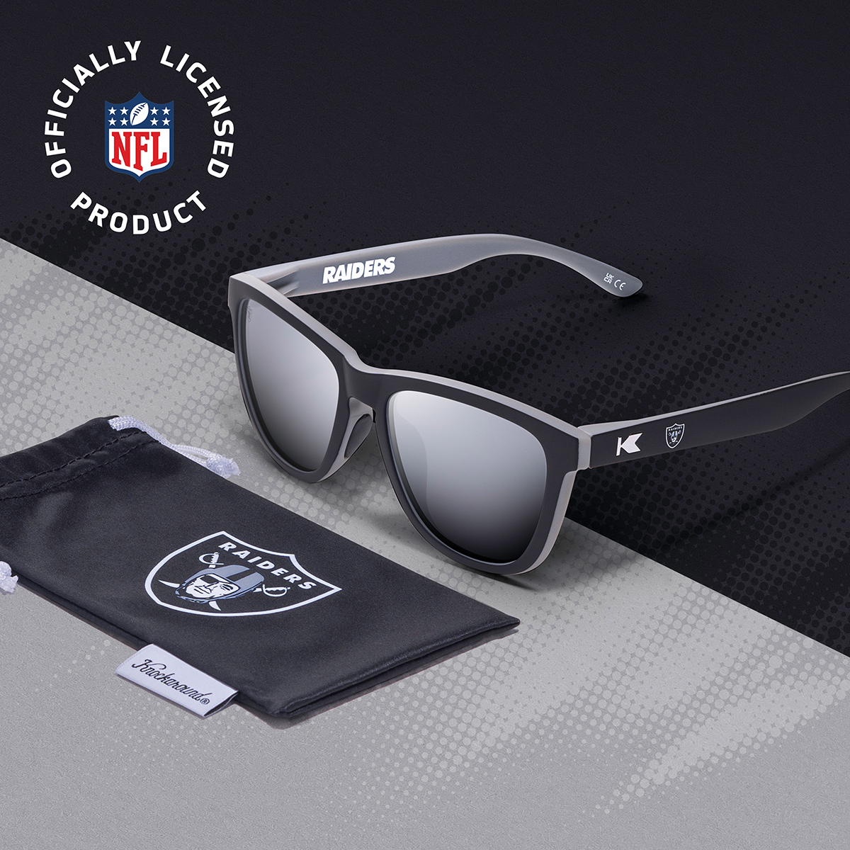 Las Vegas Raiders Sunglasses - Knockaround.com