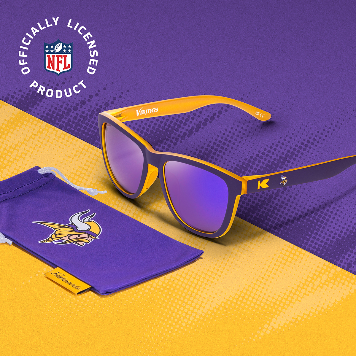 Knockaround x NFL. Officially Licensed NFL Product 