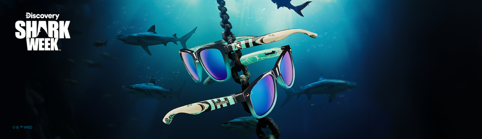 Shark with sunglasses sales