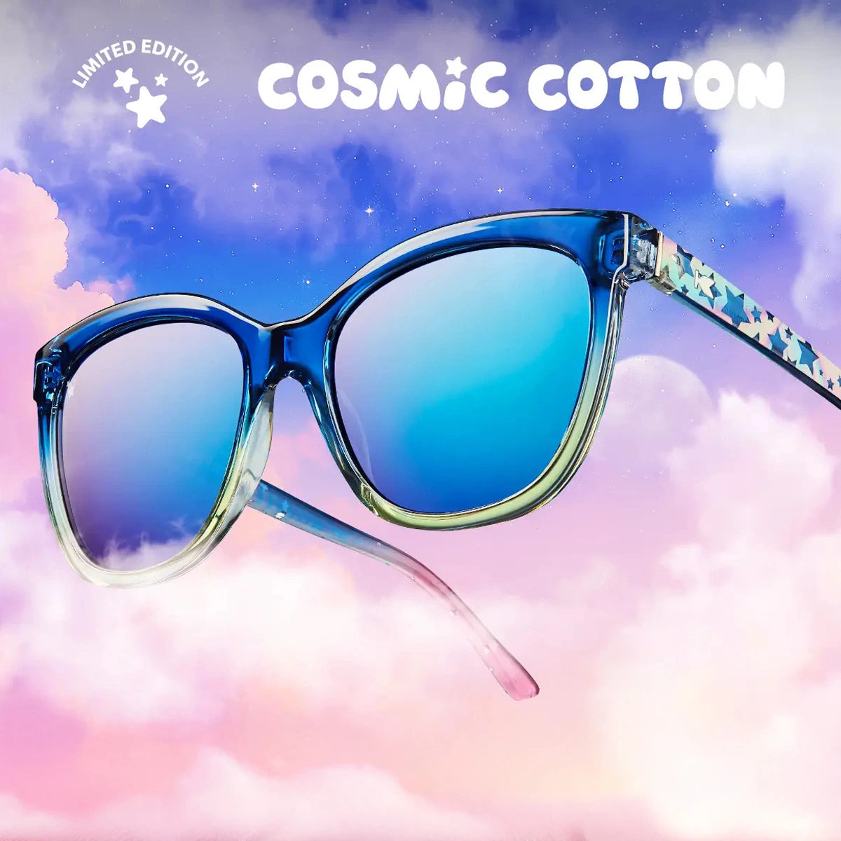 Limited Edition Cosmic Cotton Deja Views Sunglasses Mobile Banner