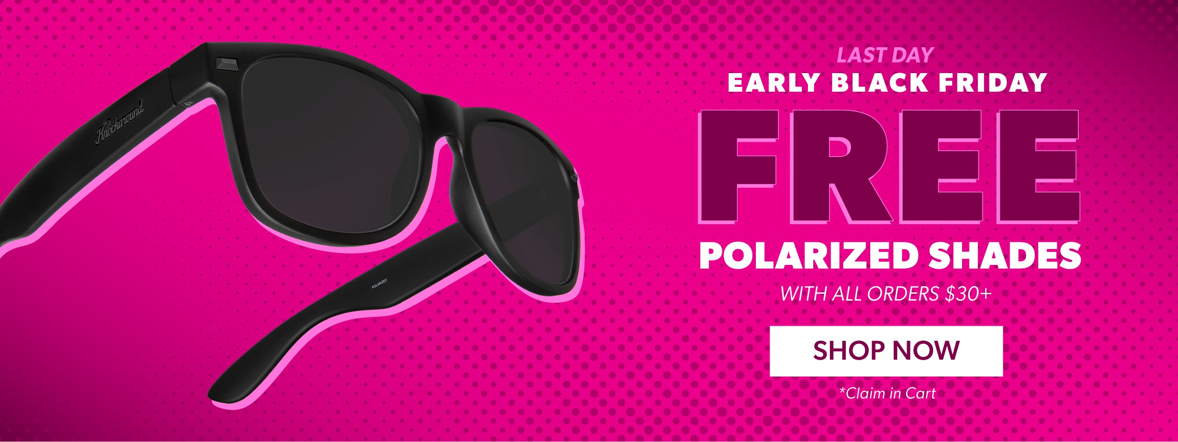 Early Black Friday Sale. Free Shades with Orders $30+