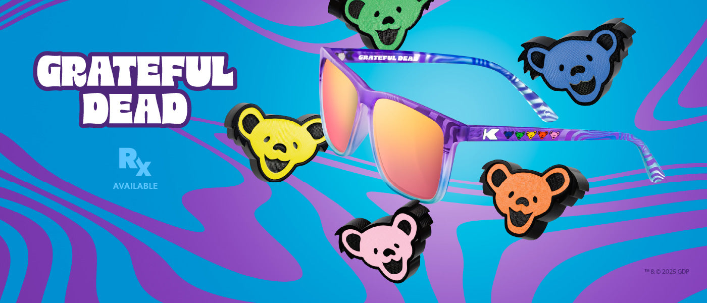 Knockaround x Grateful Dead. Rx Available. ™ & © 2025 GDP.