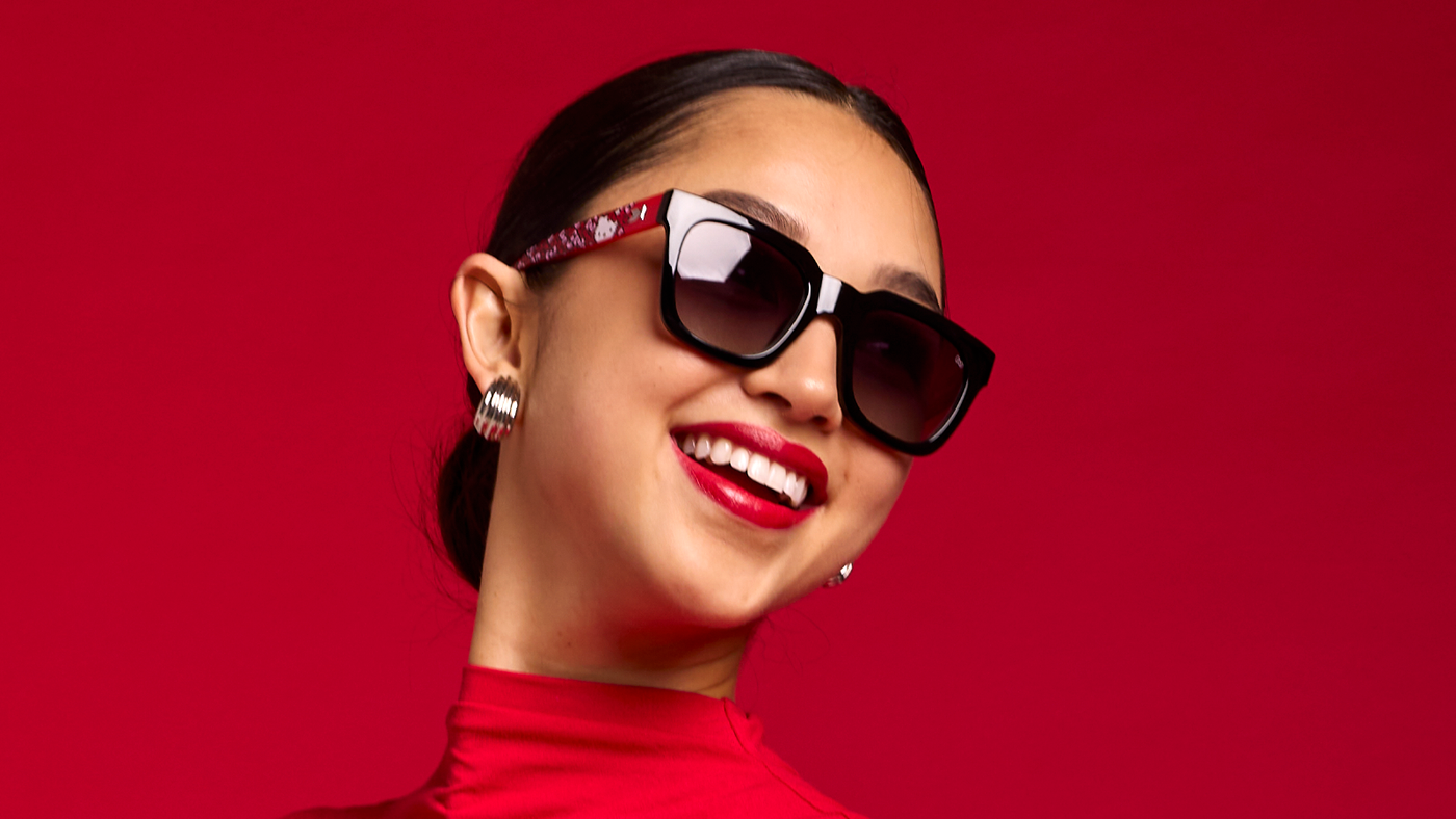 Women wearing Hello Kitty Songbirds Sunglasses