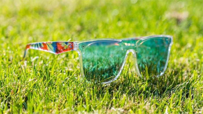 Lifestyle photo of Live Free or Tie-Dye Afters Sunglasses