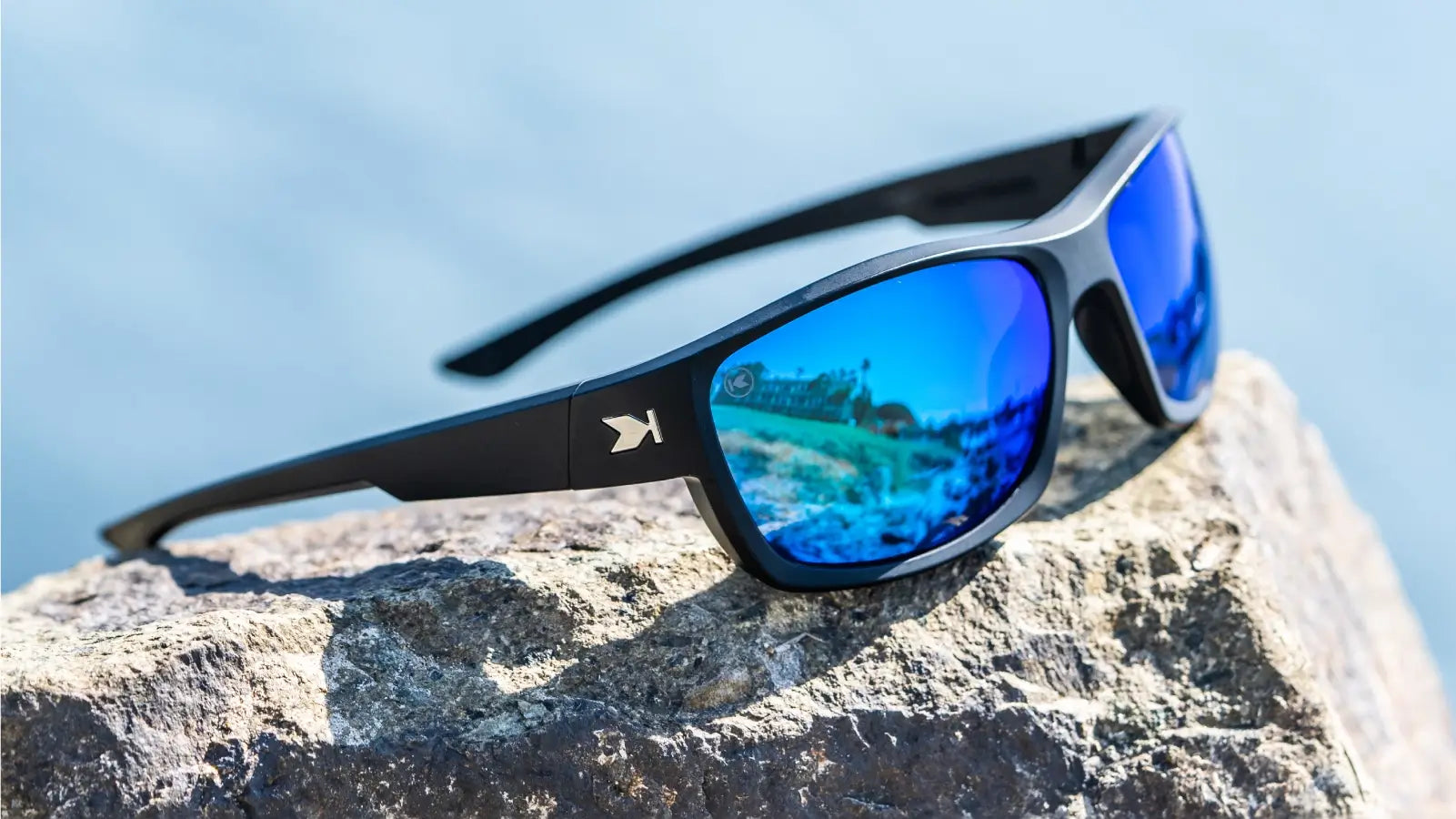 Lifestyle photo of Midnight Ocean High Stakes Sunglasses