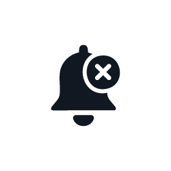 No Notifications icon