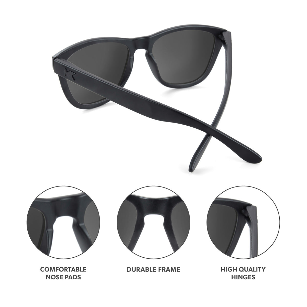 Seventy Nines Square Polarized UV400 Trendy Sunglasses | Knockaround