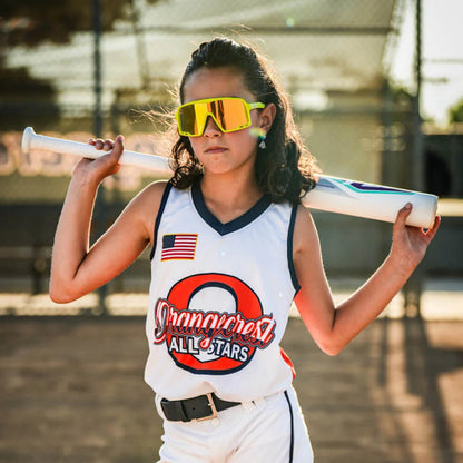 Girl wearing High Voltage Kids Campeones Sunglasses