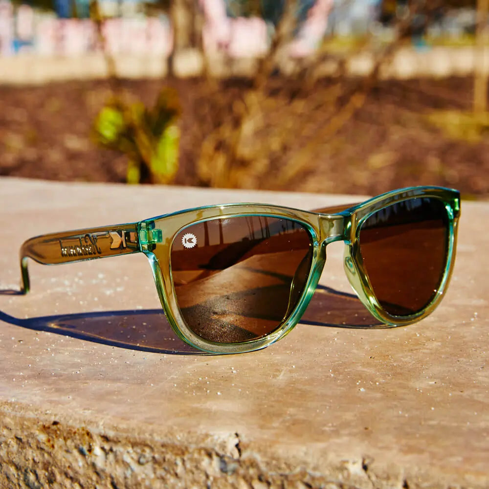 Lifestyle photo of Aged Sage Kids Premiums Sunglasses

