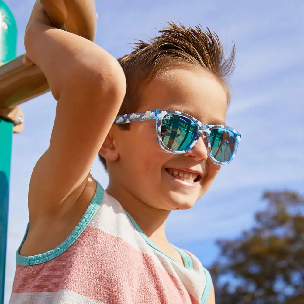 Boy wearing Head in the Clouds Kids Premiums Sunglasses
