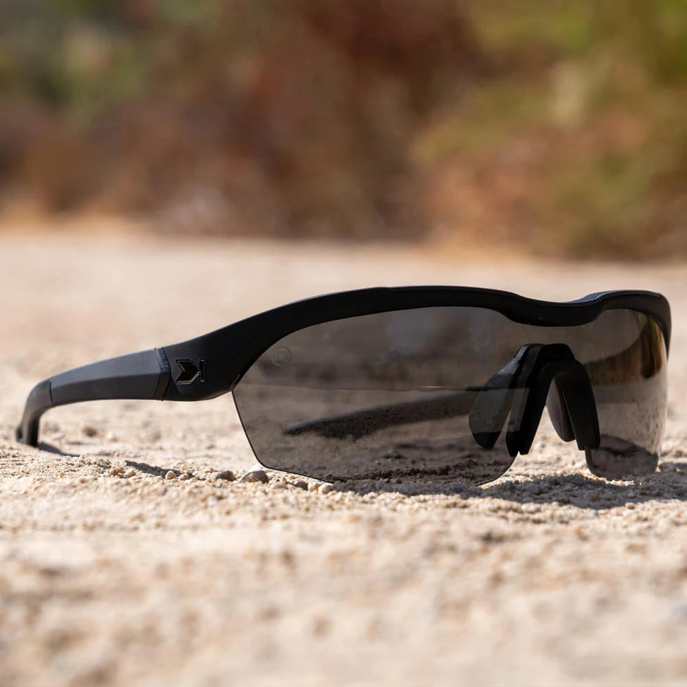 Black on Black Kinetics sunglasses
