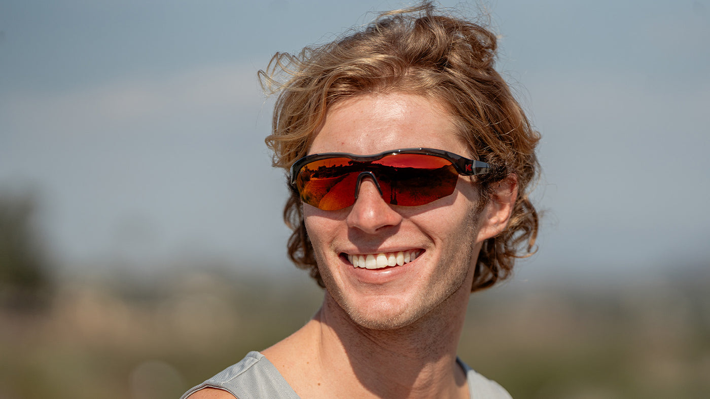 Men wearing Lava Kinetics Sunglasses, Flyover