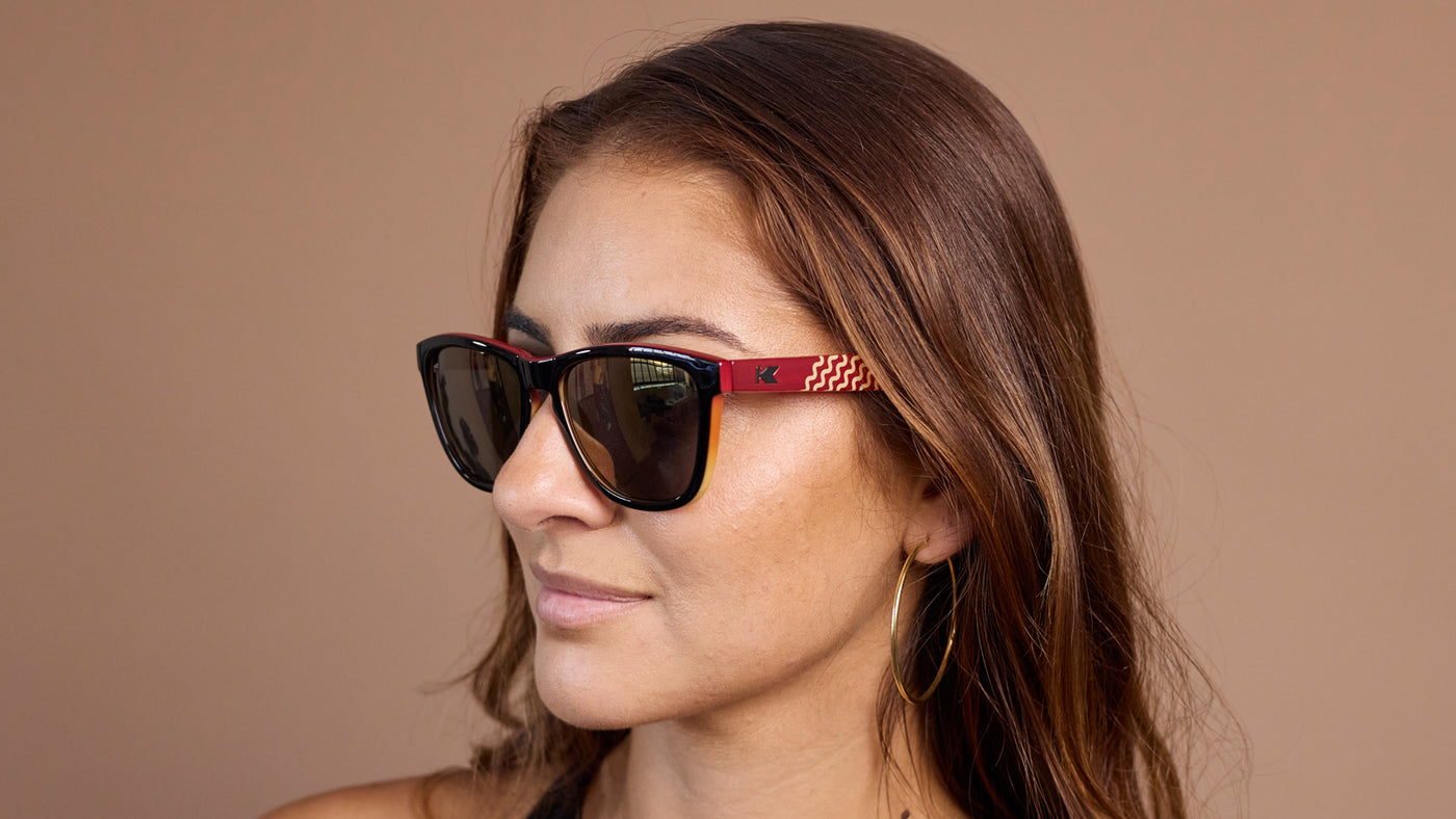 Women wearing Knock Ramen Premiums Sunglasses 