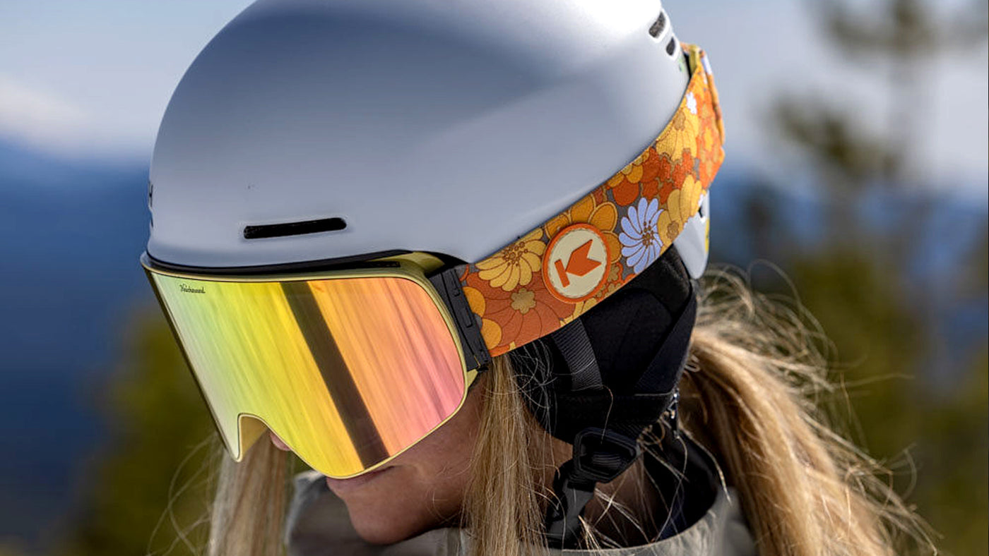 Women wearing Knockaround Snow Goggles, Couch Couture