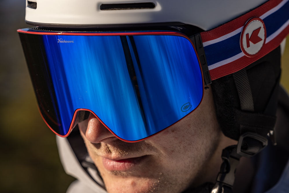 Men wearing Knockaround Montreal Canadiens Snow Goggles