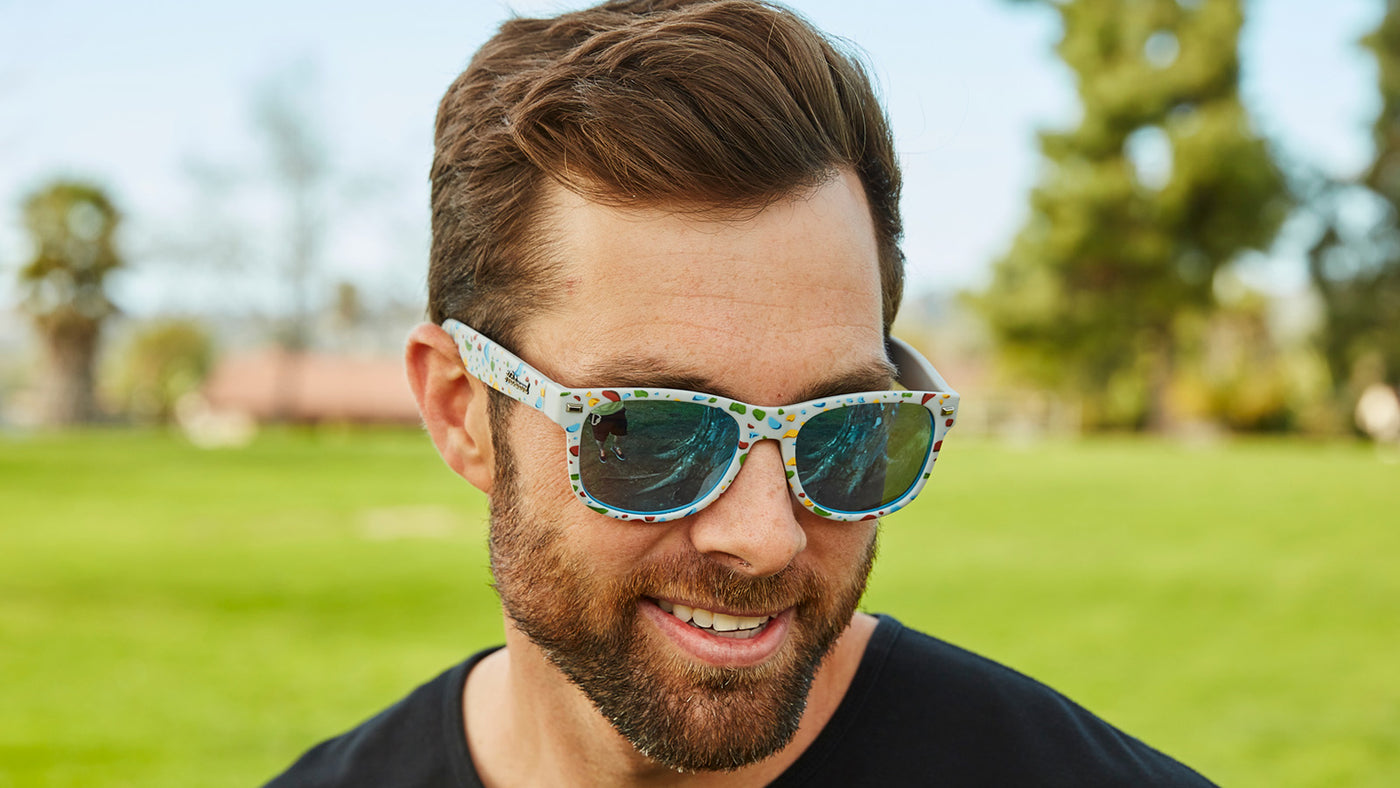 Man wearing Low Gravity Day Sunglasses