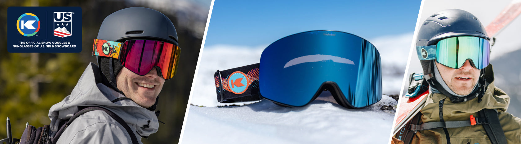 Slingshots Ski & Snowboard Goggles - UV Blocking | Knockaround.com