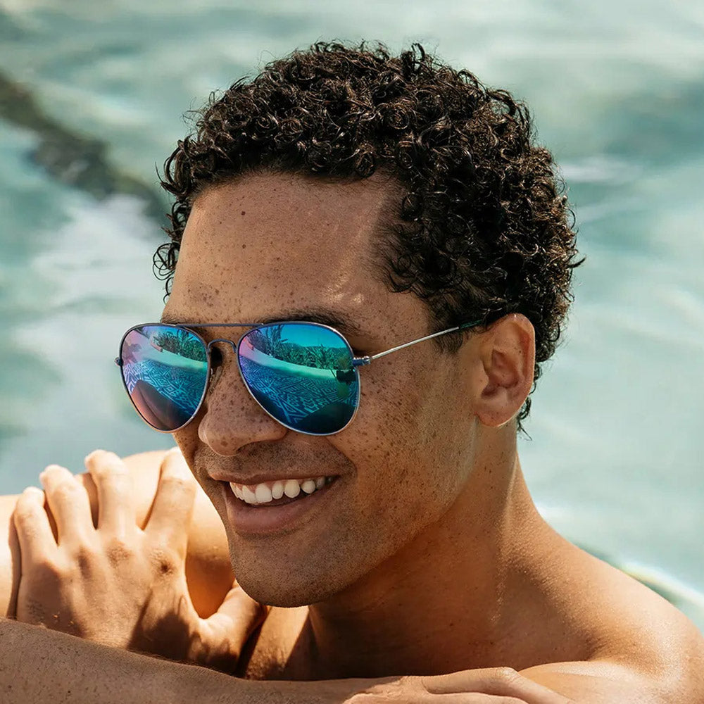 Men wearing Space Range Mile Highs Sunglasses