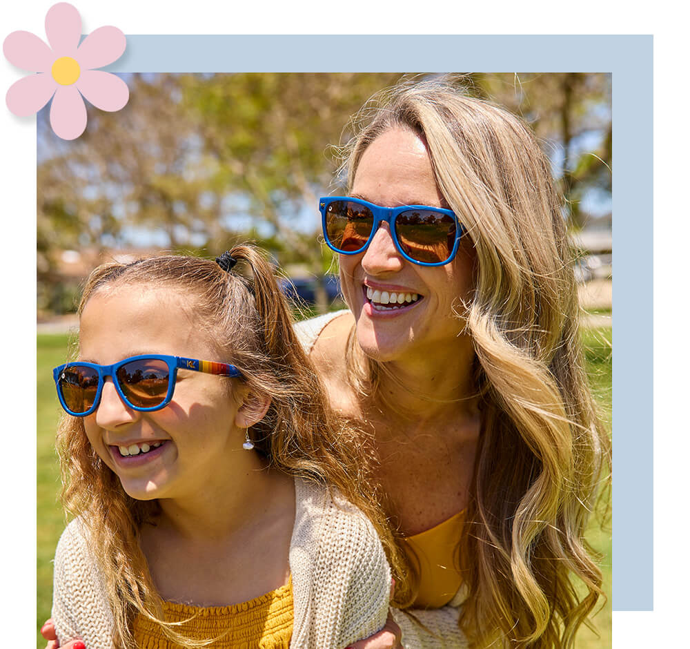 Mother's Day Gift Guide. Bundled Sunglasses. Dockside Fort Knocks and Dockside Kids Premiums matching sunglasses