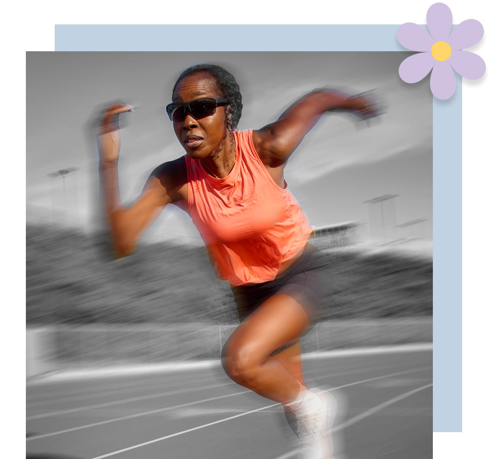 Mother's Day Gift Guide. Performance Sunglasses. Black on Black Kinetics sunglasses